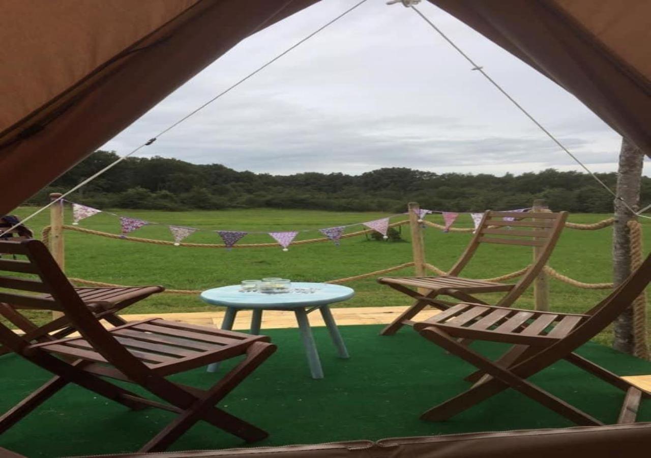 Hotel French Fields Luxury Glamping Original Mongolian Yurt Le-Vieux-Cerier Exteriér fotografie